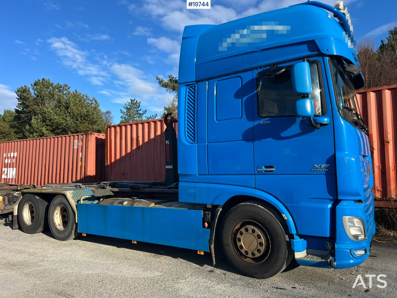 Hook-lift sunkvežimis DAF XF510: foto 10