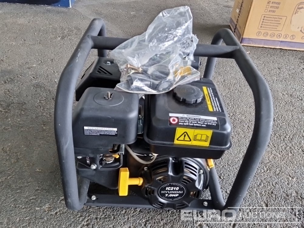 Vandens siurblys Unused Hyundai HYH50 Gasoline Water Pump, Accessories / Motobomba: foto 6