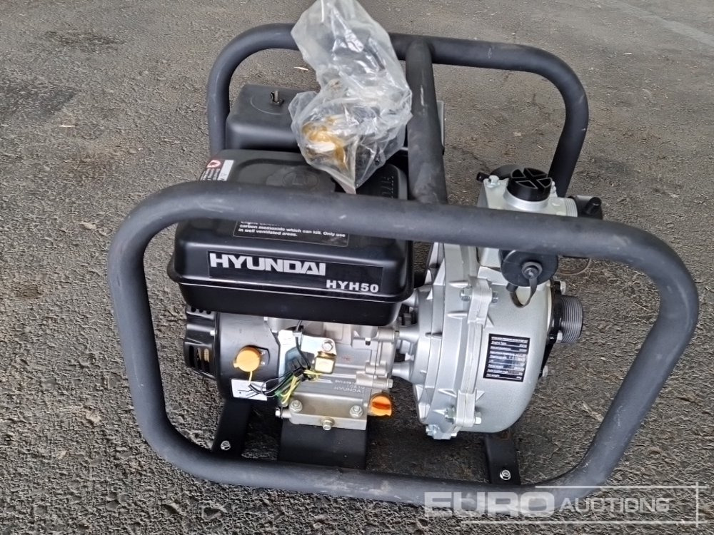 Vandens siurblys Unused Hyundai HYH50 Gasoline Water Pump, Accessories / Motobomba: foto 8