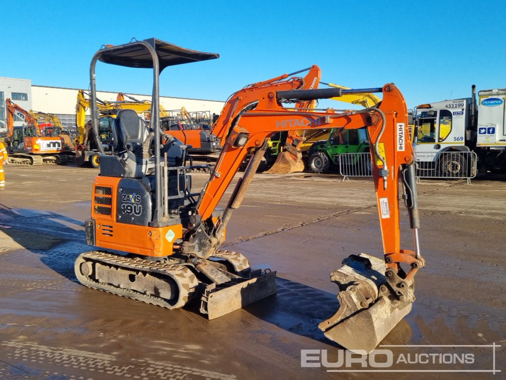 Mini ekskavatorius 2018 Hitachi ZX19U-5A YR: foto 7