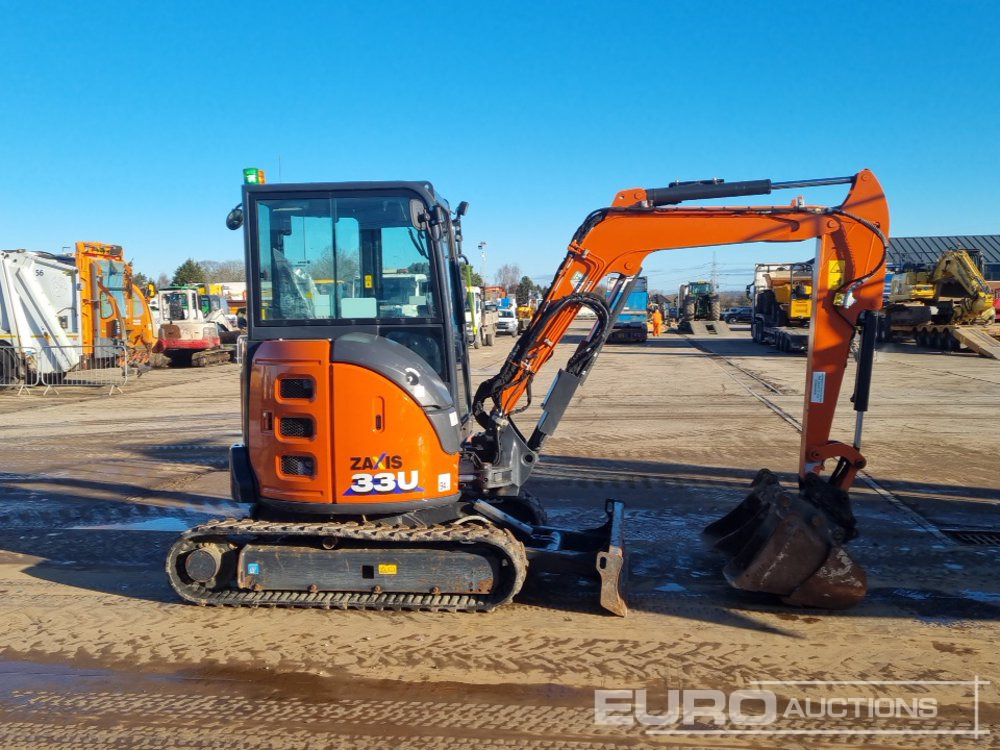 Mini ekskavatorius 2023 Hitachi ZX33U-6 CLR: foto 6