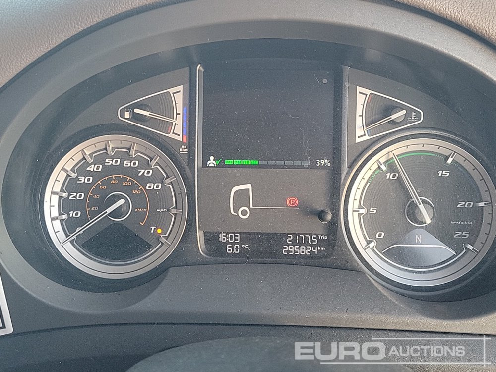 Platforminis/ Bortinis sunkvežimis pervežimui sunkiosios technikos DAF CF340: foto 37