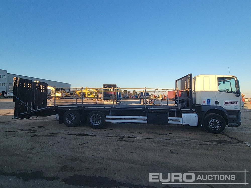 Platforminis/ Bortinis sunkvežimis pervežimui sunkiosios technikos DAF CF340: foto 6