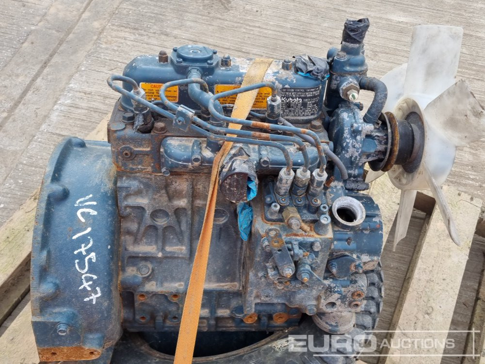 Variklis Kubota 3 Cylider Engine: foto 9