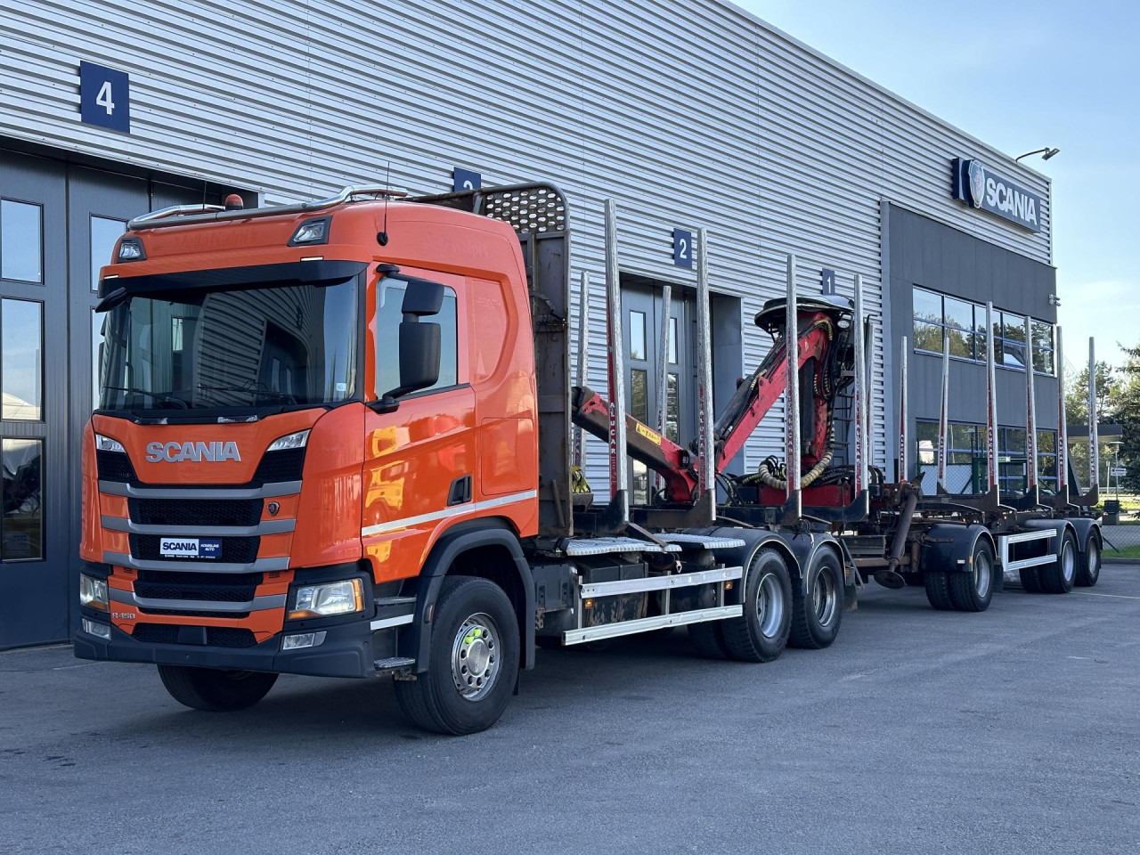 Važiuoklės sunkvežimis SCANIA R 450 B6x4HZ: foto 9